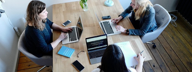 Leading round a table